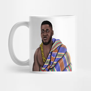 Black Pride Black King Kente Design Melanin Pride Mug